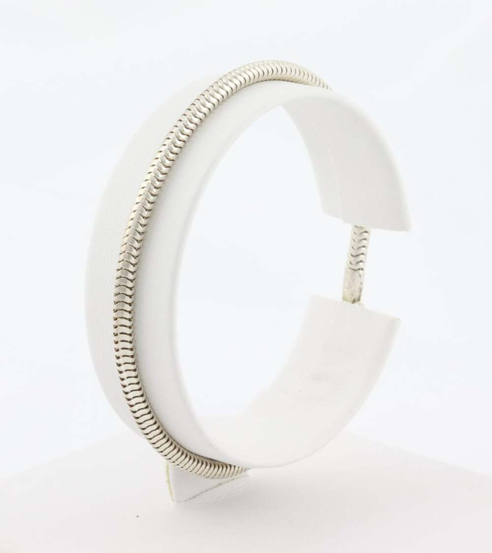 Sterling Silver Snake Chain Bracelet 7 1/2" inch